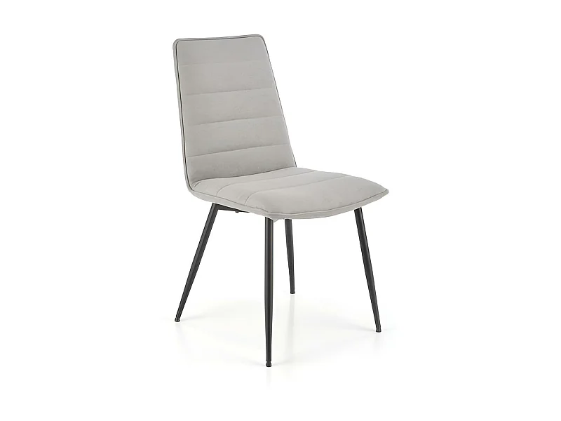 Sedia G493/Rivestimento in tessuto/Grigio