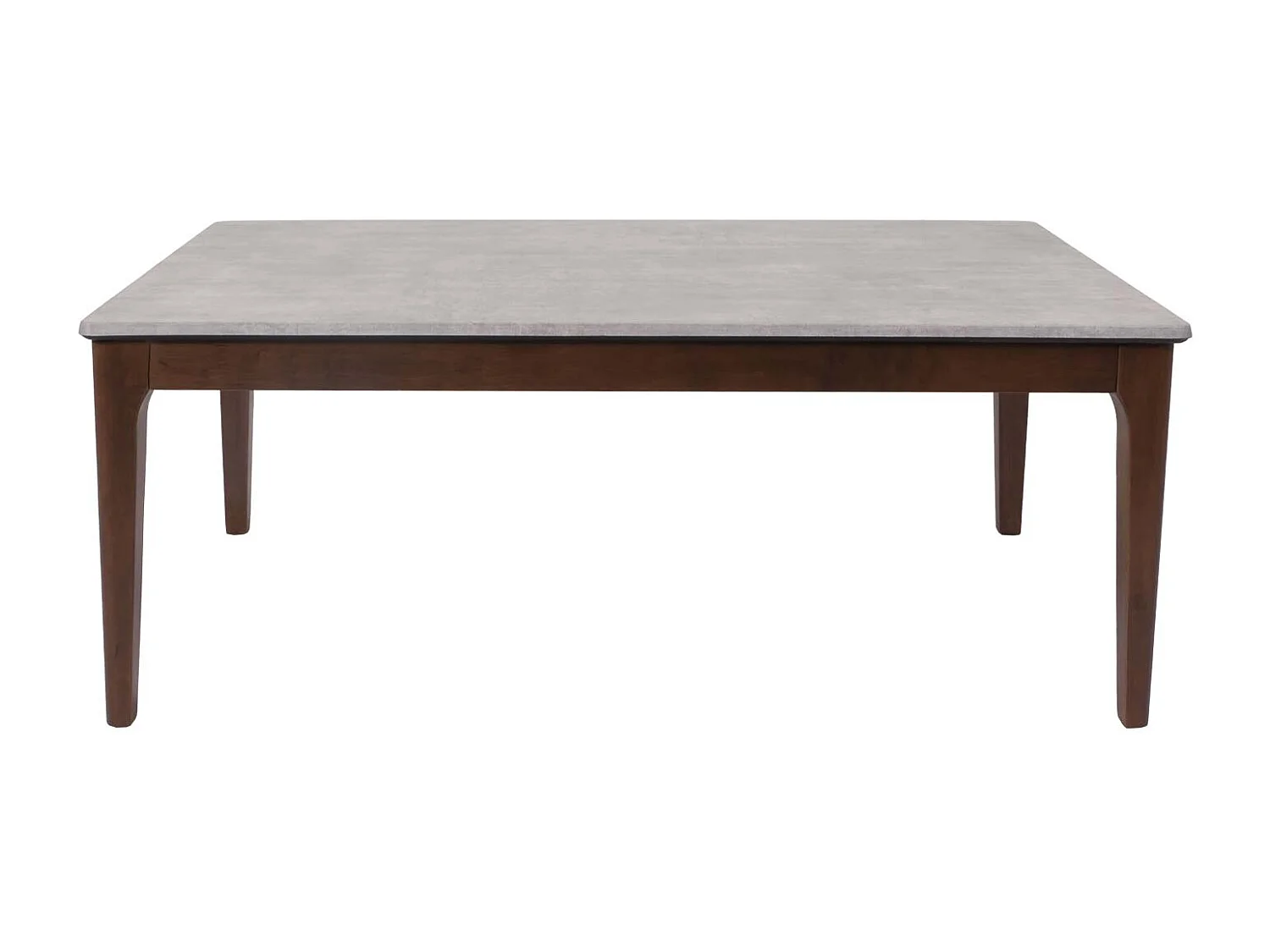 Tavolino salotto divano soggiorno MCW-M55 46x120x70cm laminato HPL legno scuro effetto pietra