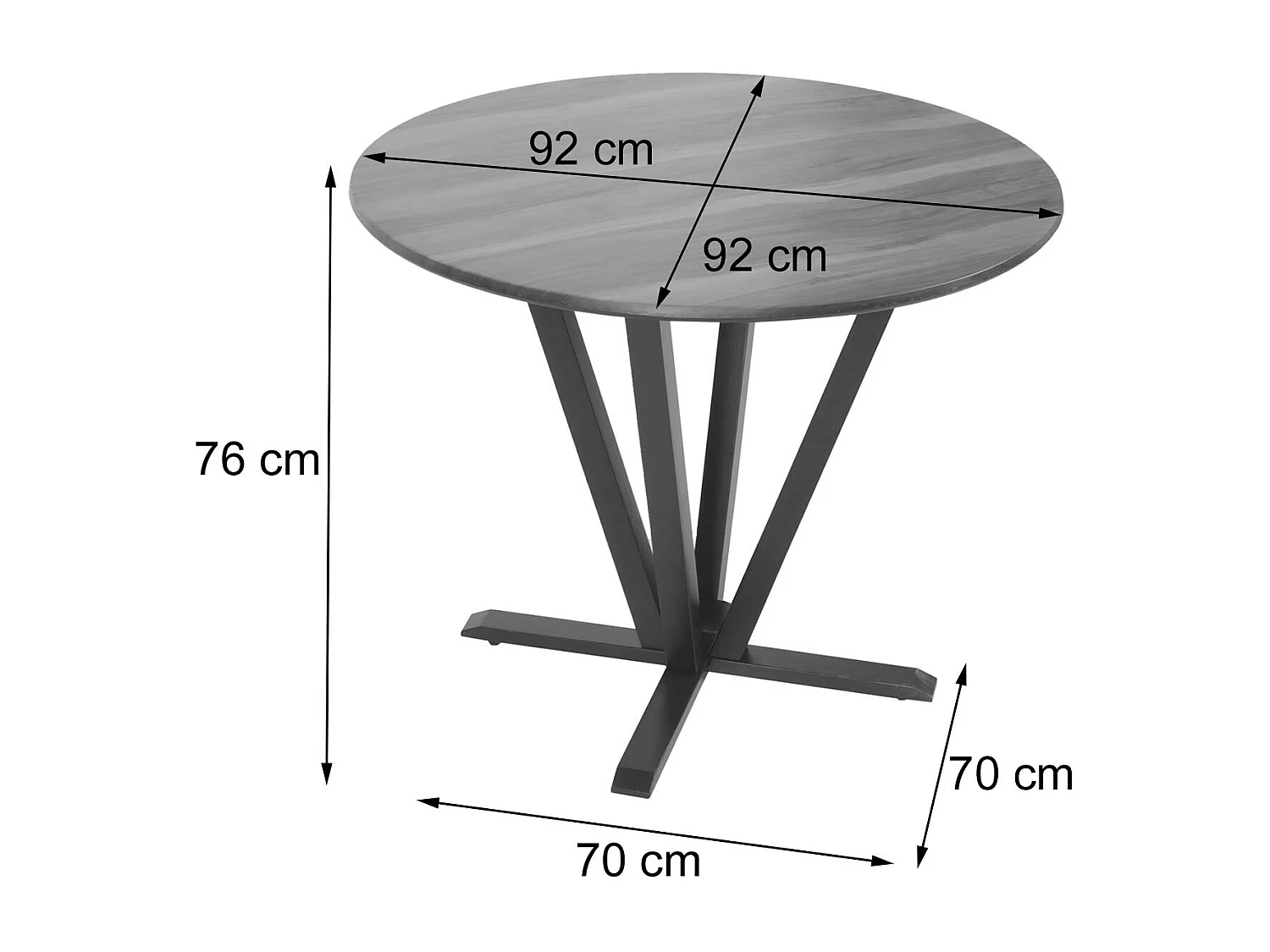 Mesa de bistrô MCW-M56