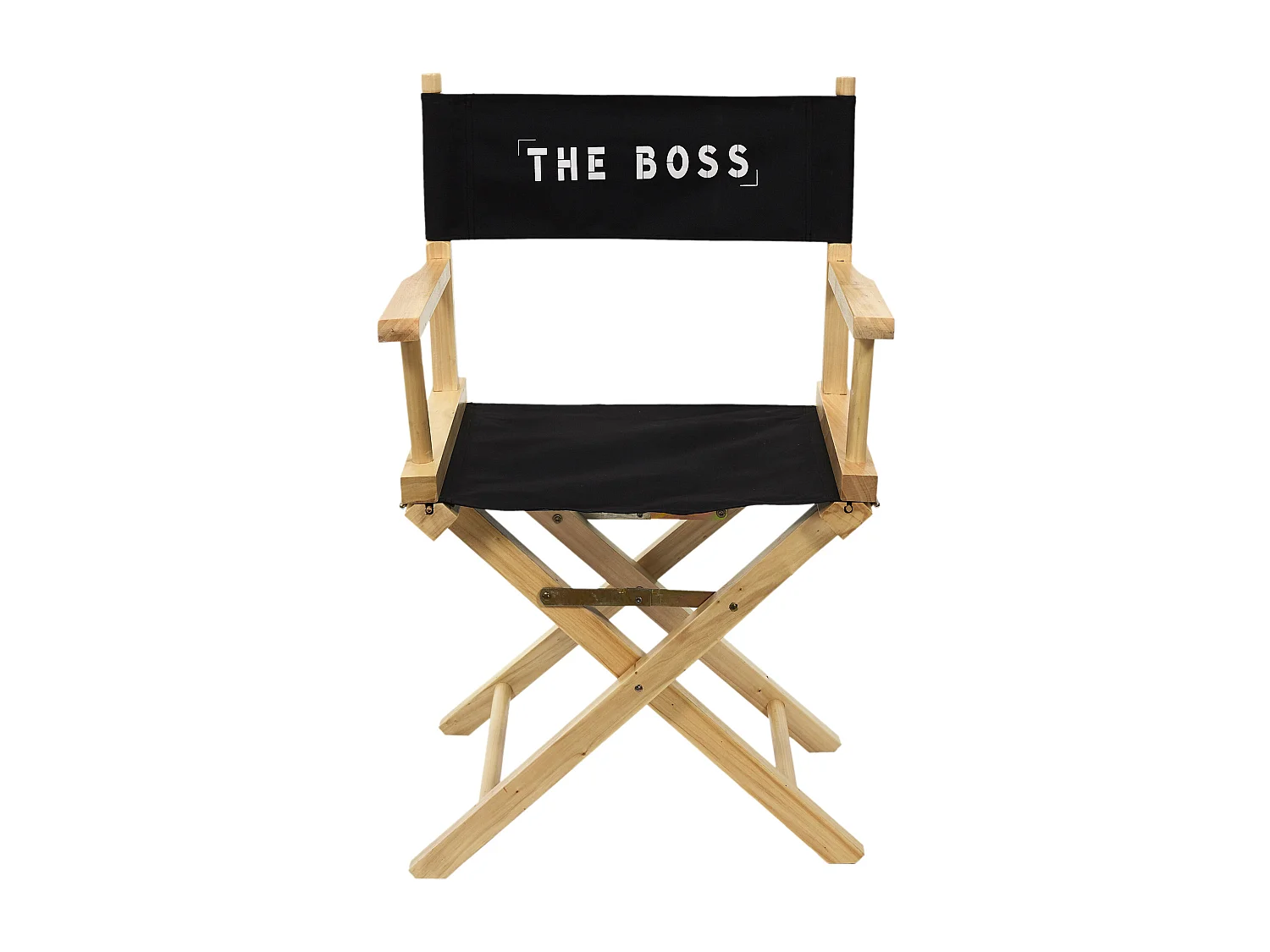 Chaise Directeur The Boss Noir, Marron