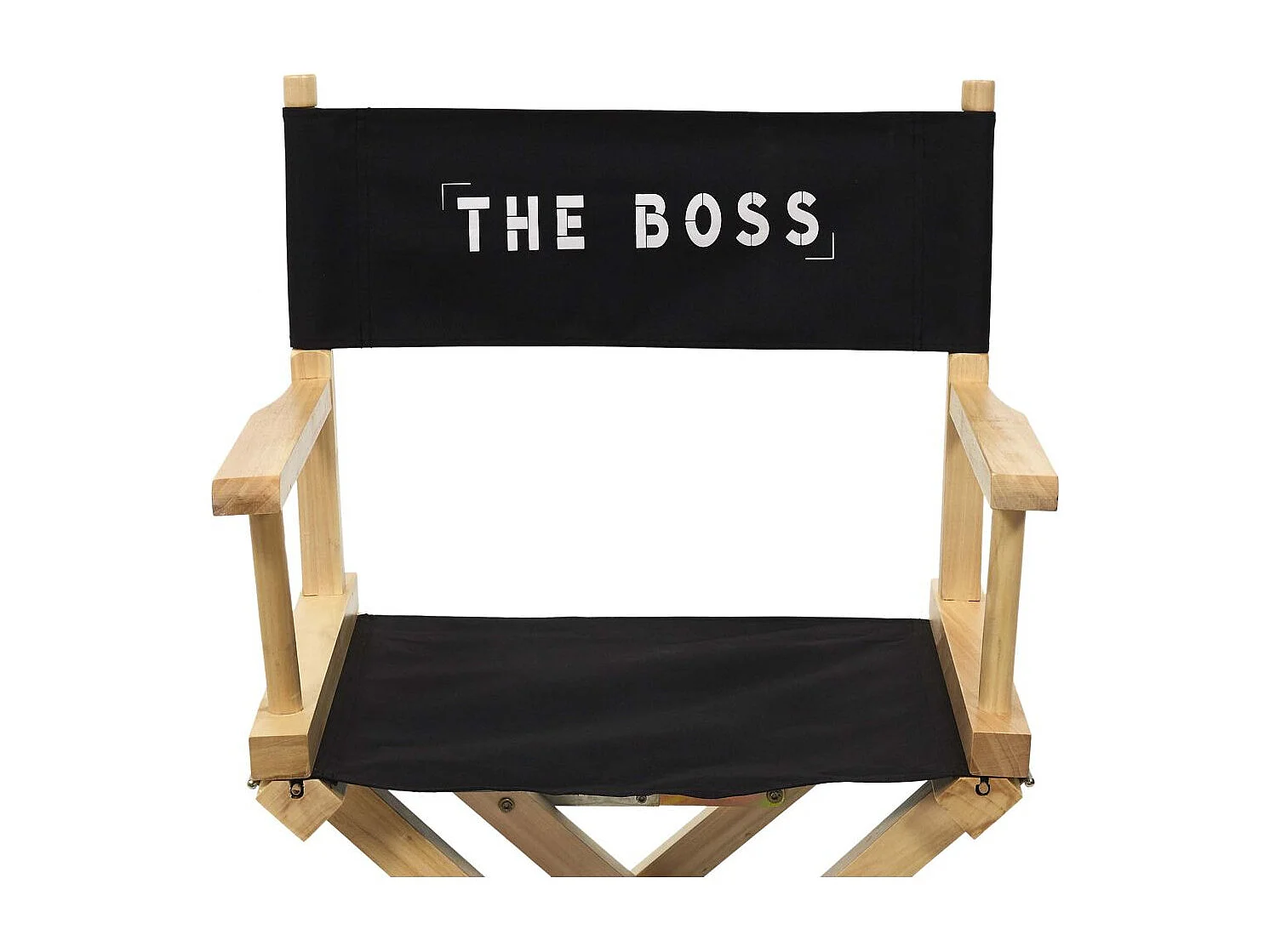 Chaise Directeur The Boss Noir, Marron