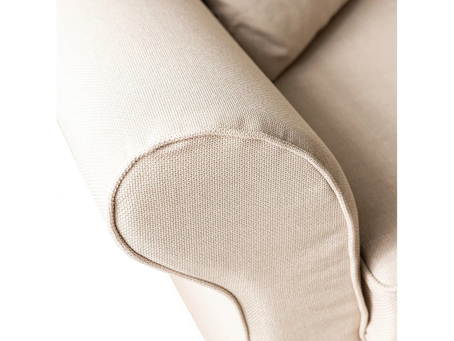 Canapé 3 places convertible beige OSCAR - HAPPY GARDEN