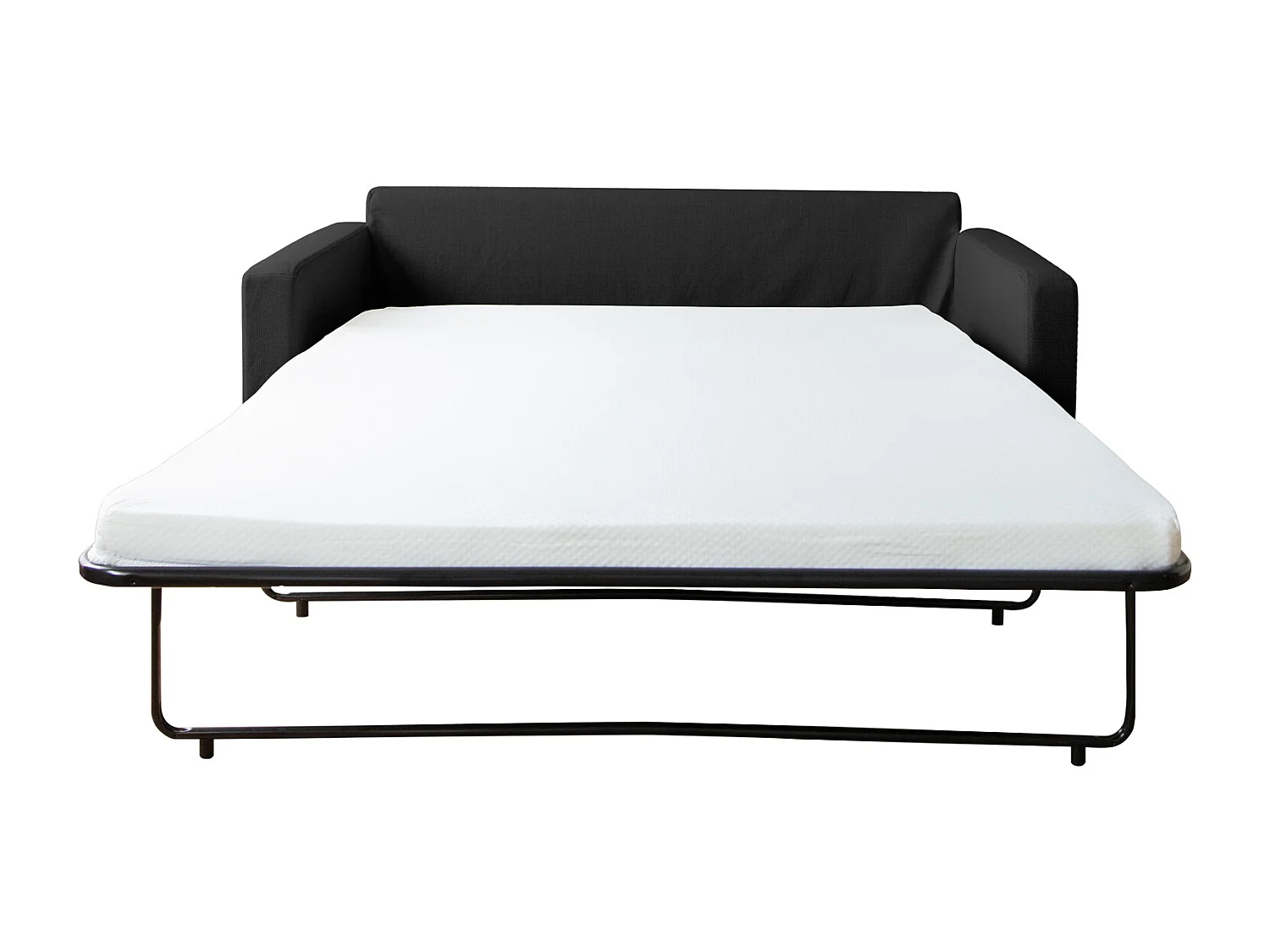 Canapé 3 places convertible gris BASTIEN - HAPPY GARDEN