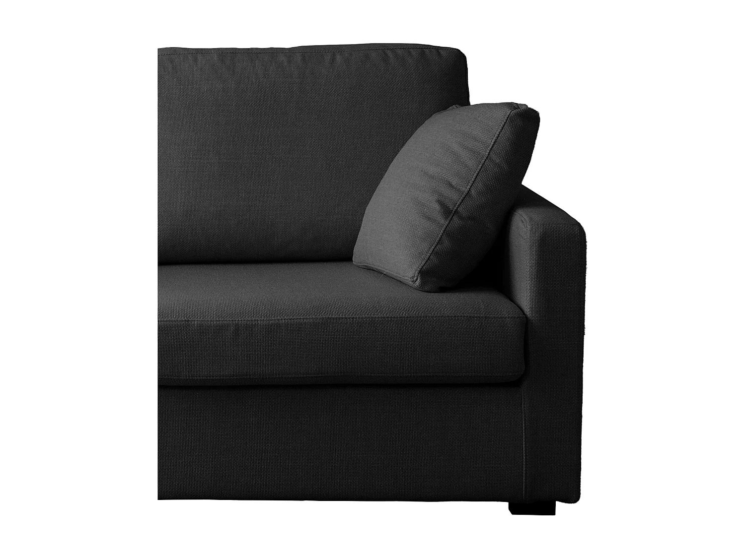 Canapé 3 places convertible gris BASTIEN - HAPPY GARDEN