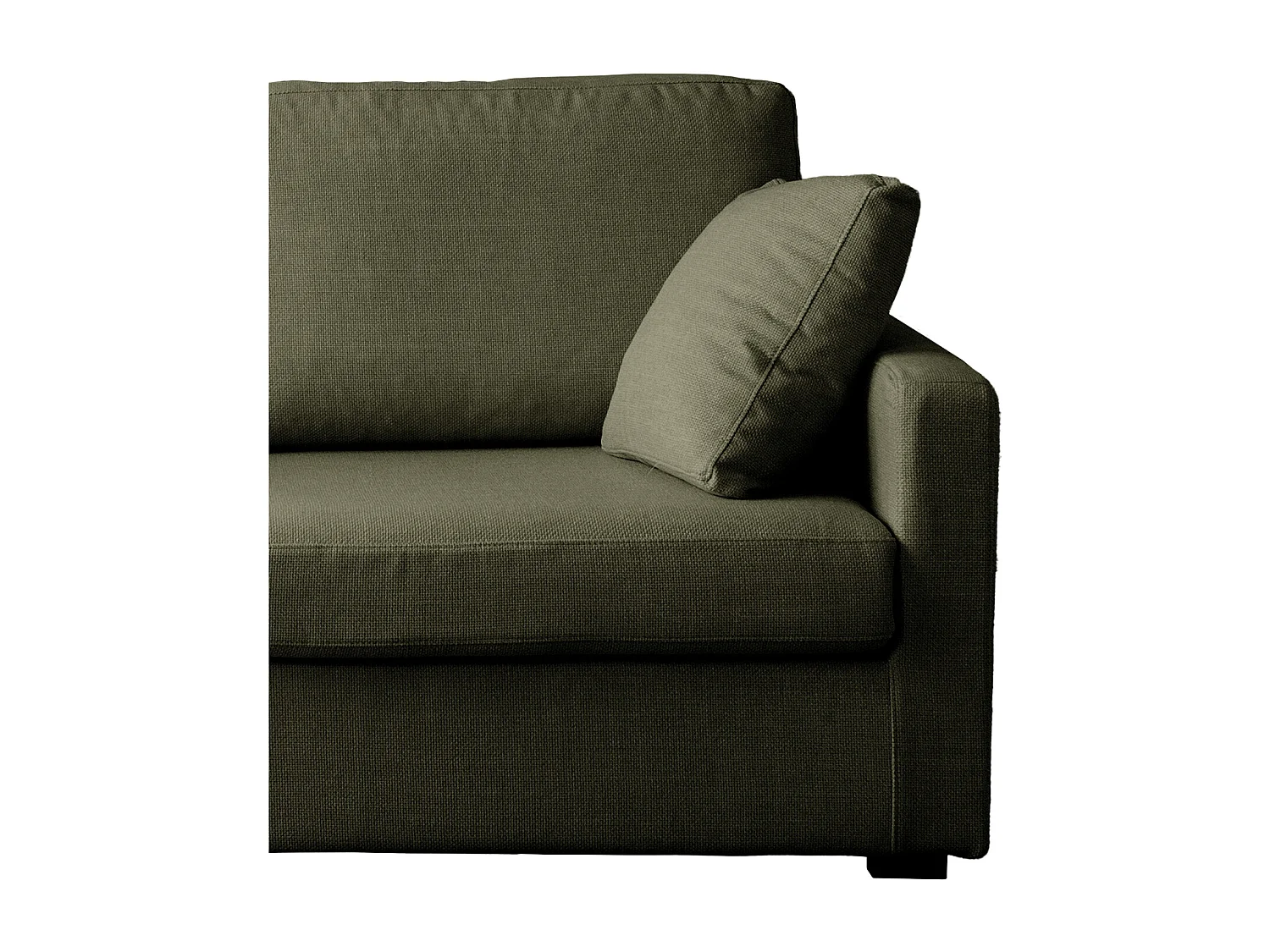 Canapé 3 places convertible vert BASTIEN - HAPPY GARDEN