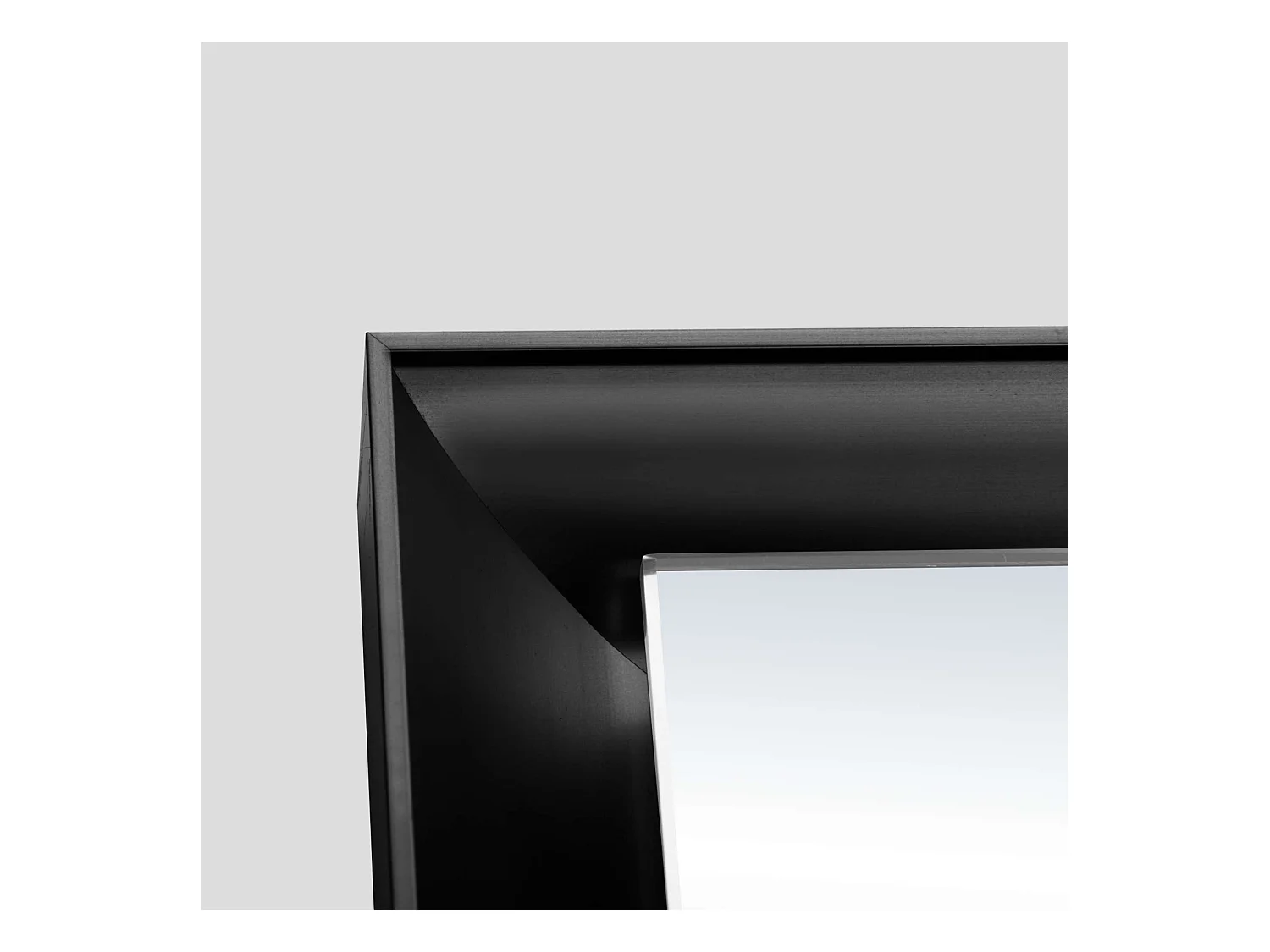 Miroir Salle de Bain CALIFORNIA - 120x80cm - Noir Mat - T° Led Variable - Tactiles On/Off & Anti-Buée - LEDIMEX
