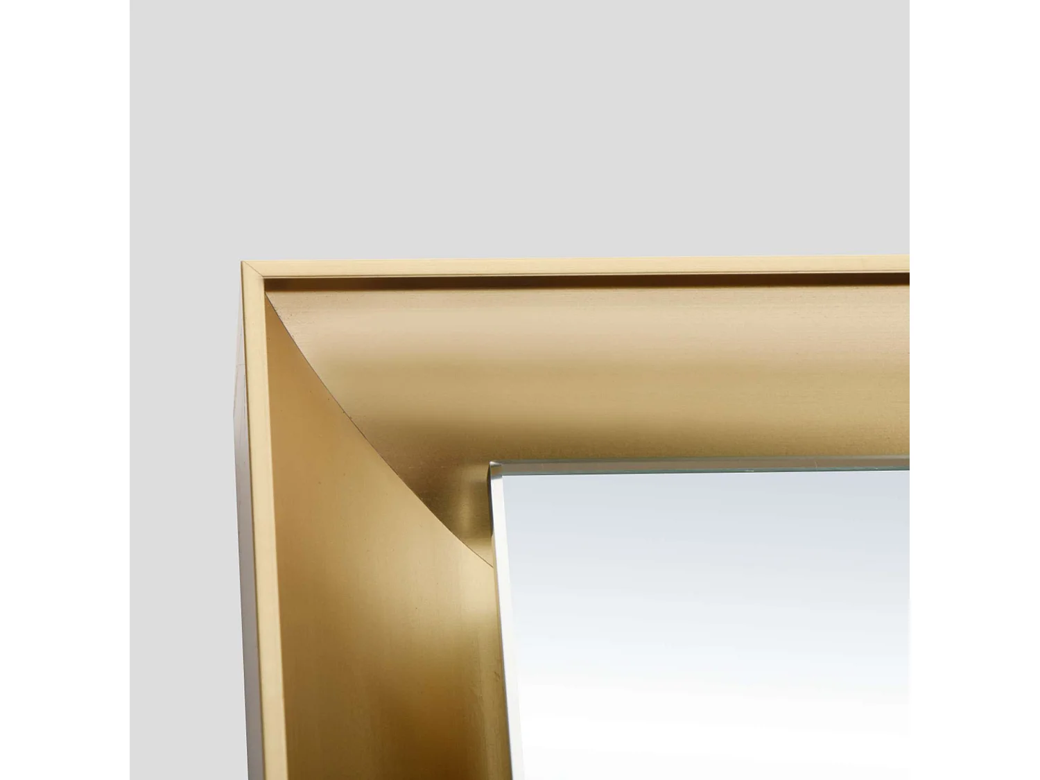 Miroir Salle de Bain CALIFORNIA - 120x80cm - Or Brossé - T° Led Variable - Tactiles On/Off & Anti-Buée - LEDIMEX