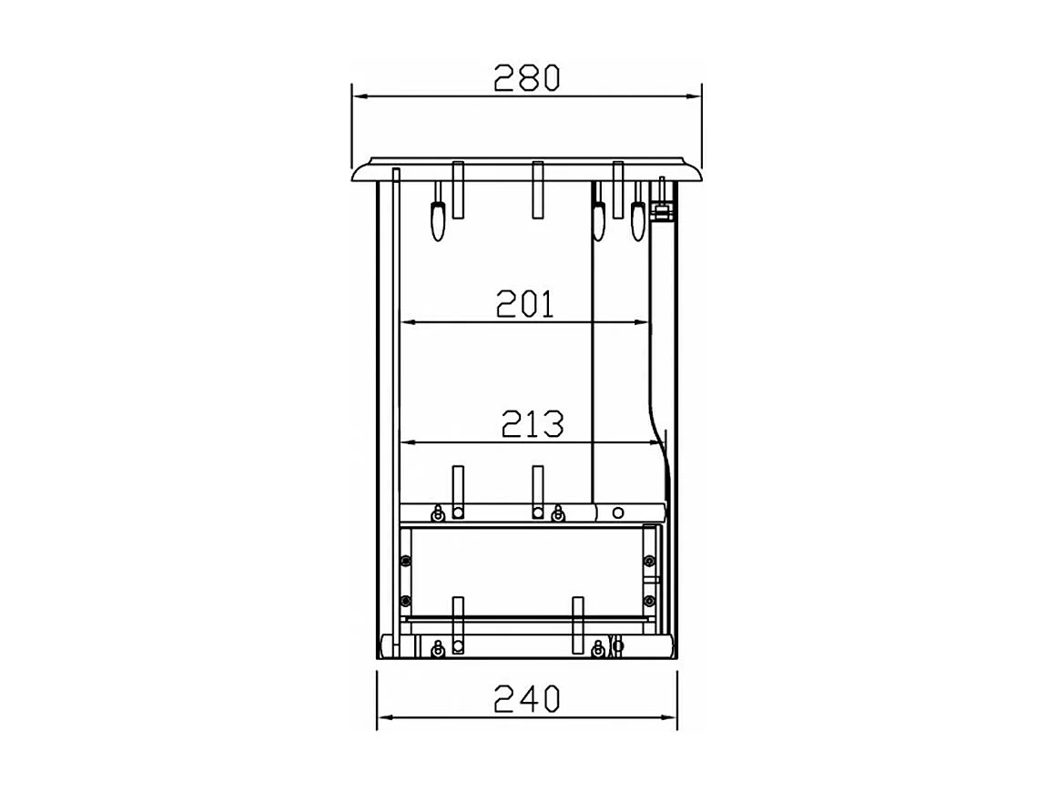 Secrétaire Pin Massif Miel Style Anglais 4 Tiroirs 7 Niches L 100 H 114.3 P 56.4 cm