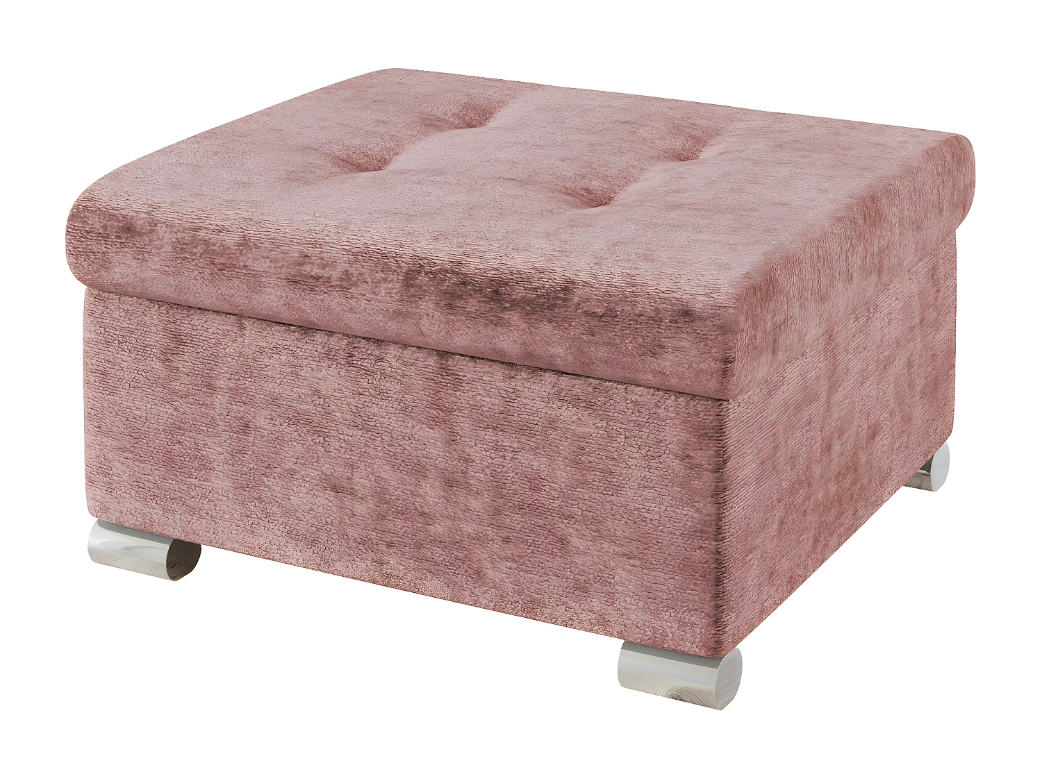 Puf Comfivo 115, Rosa, 41x68x70cm, Tapiz, Patas: Plástico
