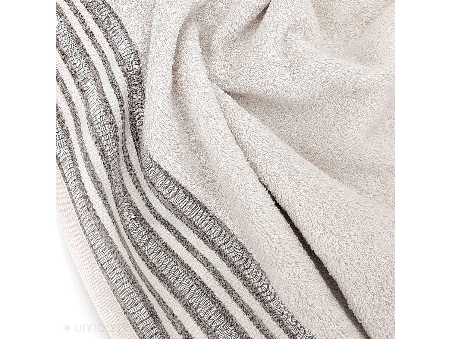 Parure de bain pur coton collection DRY 500 g/m² 7 pièces beige