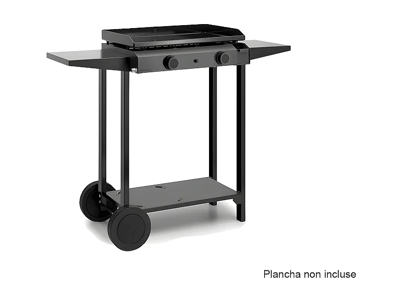 Chariot en acier Base 60 pour plancha - FORGE ADOUR