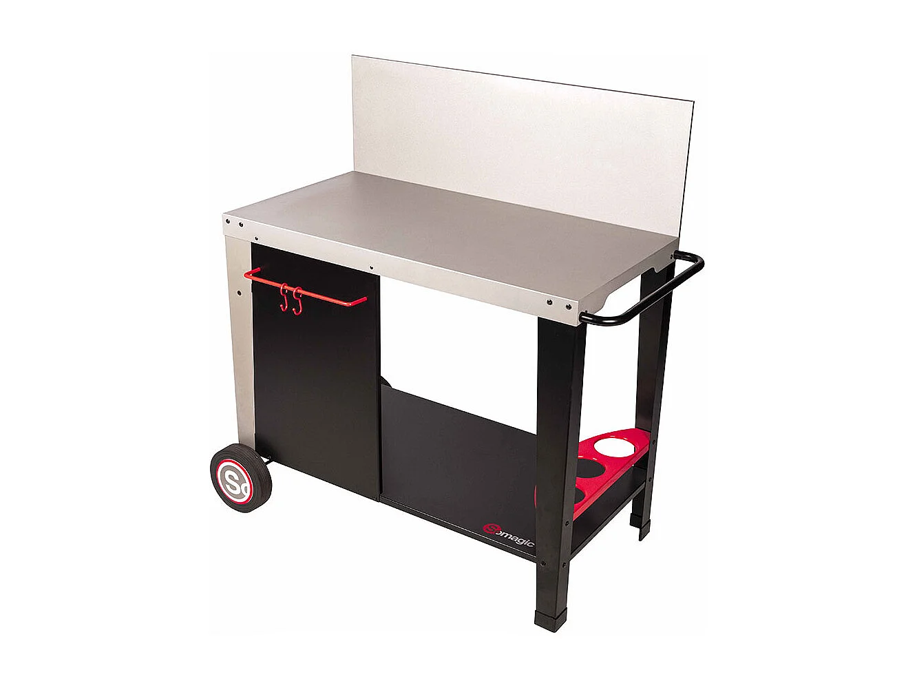 Chariot plancha en métal 90 x 47 cm Salvia - Somagic