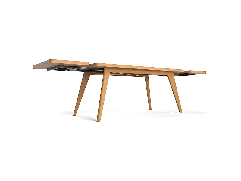 Tisch Grace mit zwei Verlängerungsplatten 50 cm