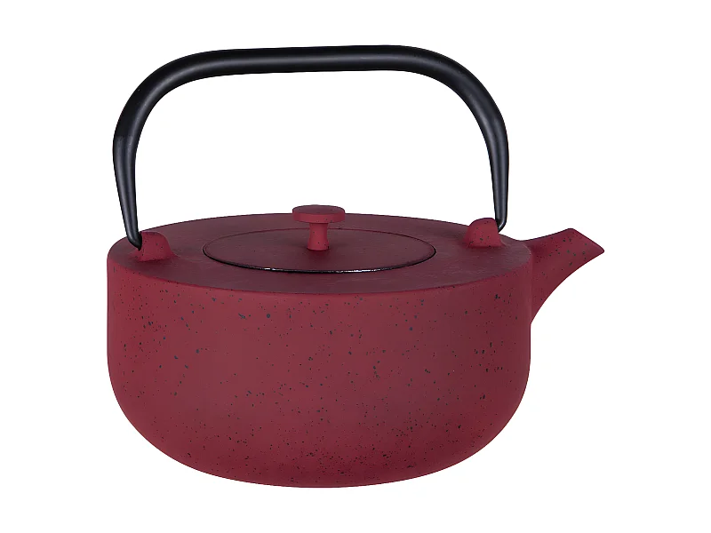 Théière en fonte Fuji 1,2 L rouge