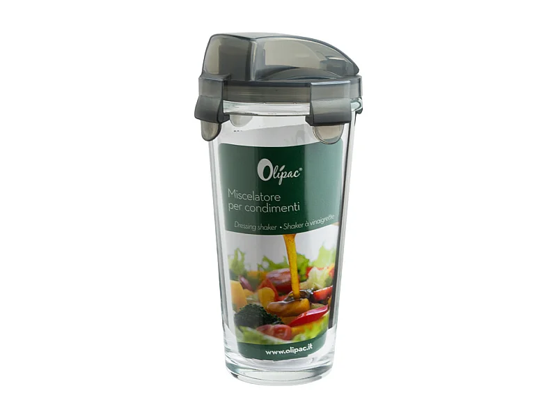 Shaker à vinaigrette en verre