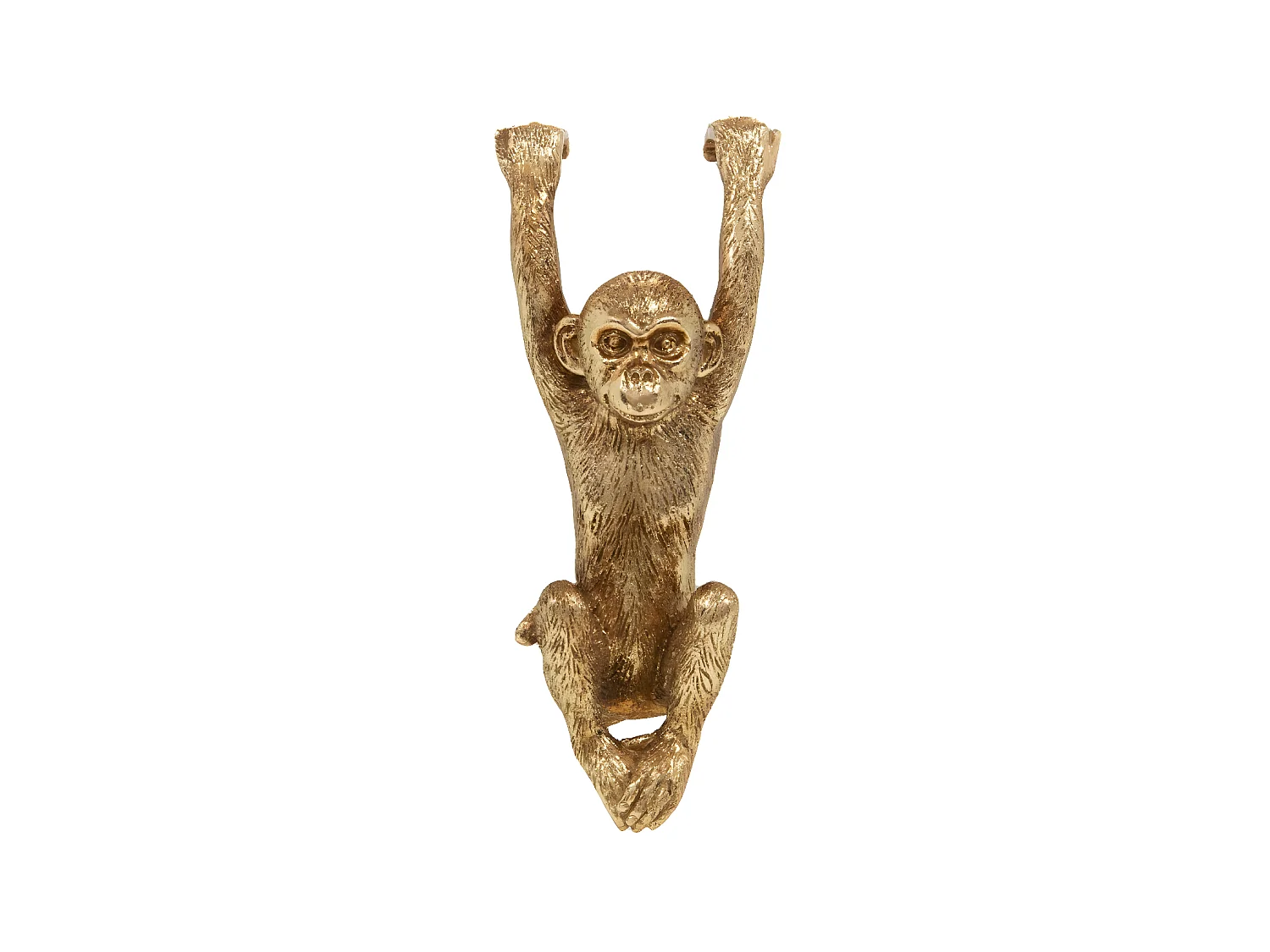 Singe à suspendre doré