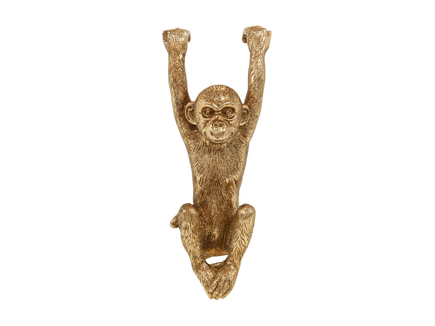 Singe à suspendre doré