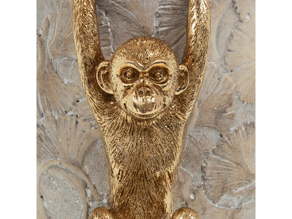 Singe à suspendre doré