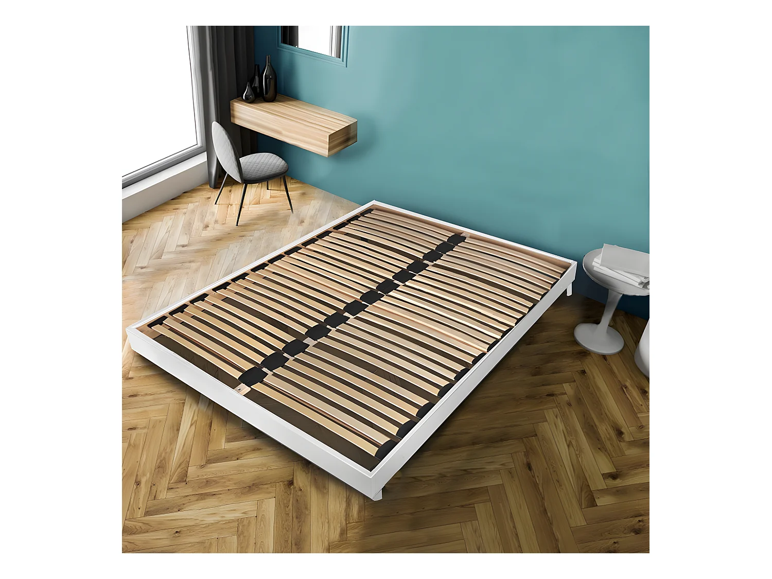 Sommier sur pied SOMKIT 180x200 / Blanc