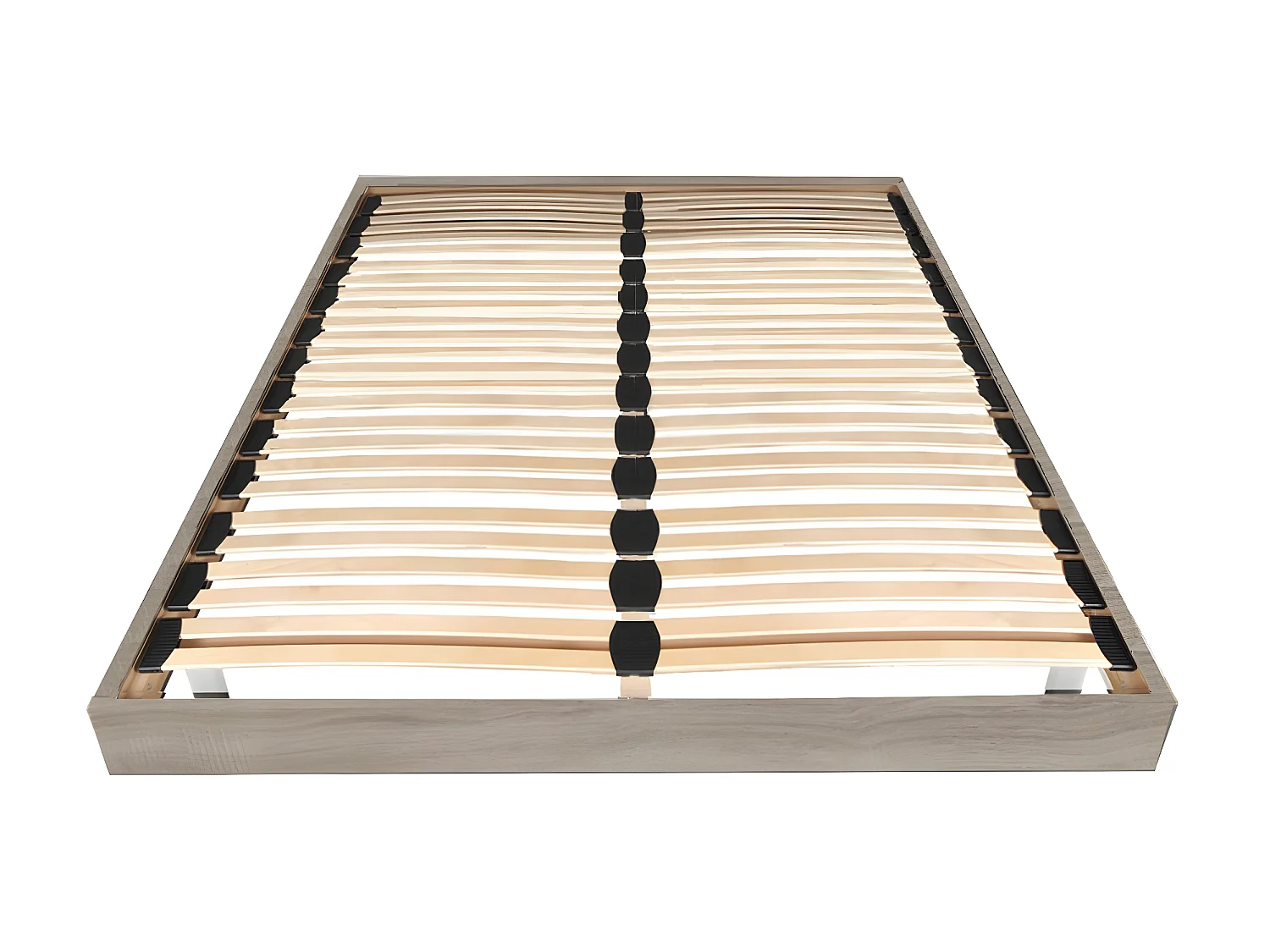 Sommier sur pied SOMKIT 180x200 / Décor chêne blanchi