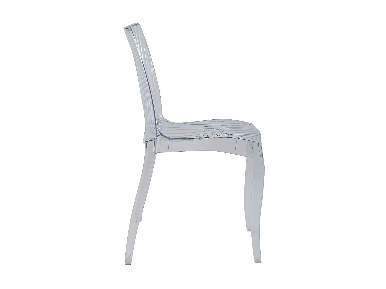 Chaise DUNE empilable / Transparent