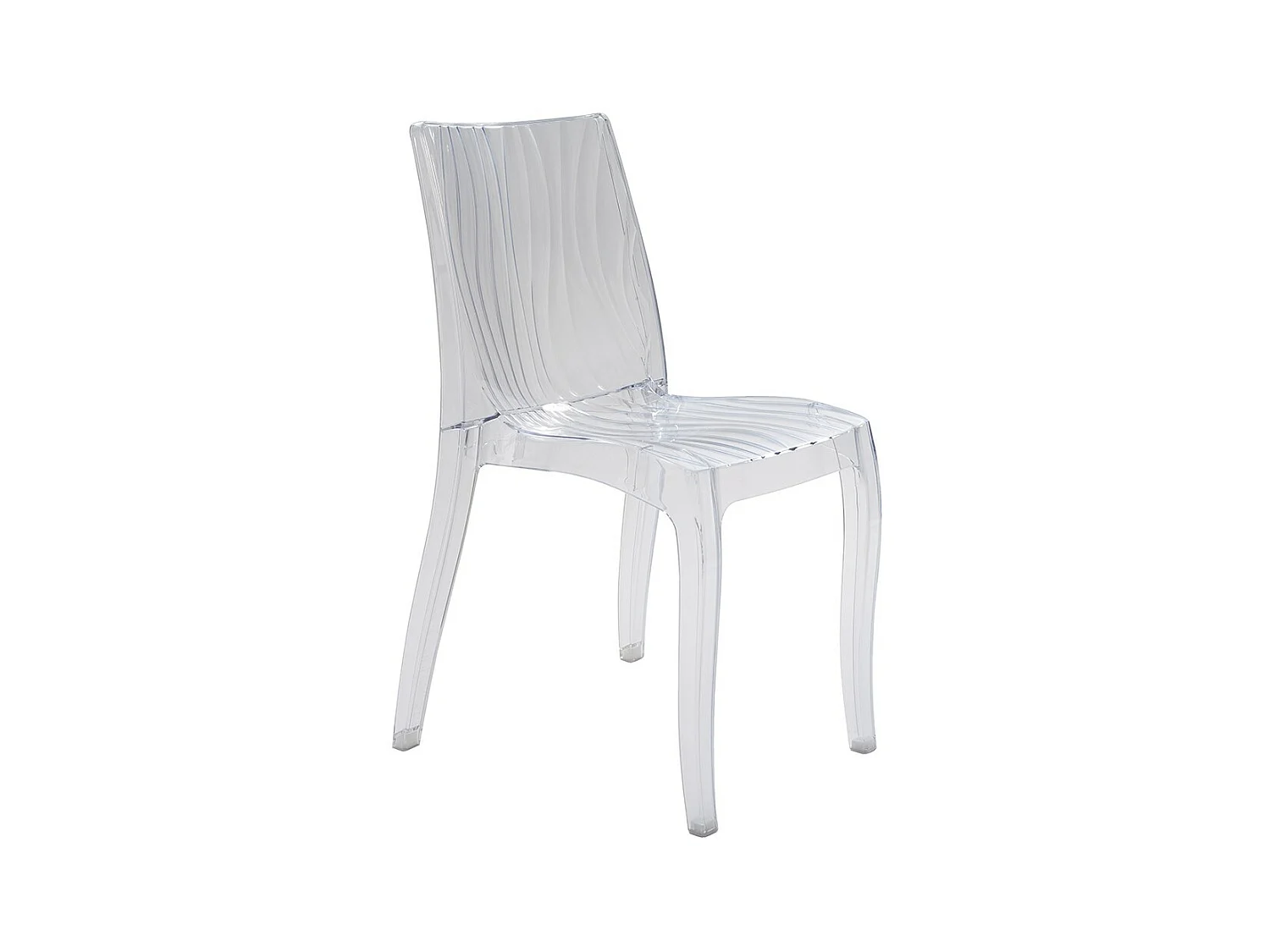 Chaise DUNE empilable / Transparent