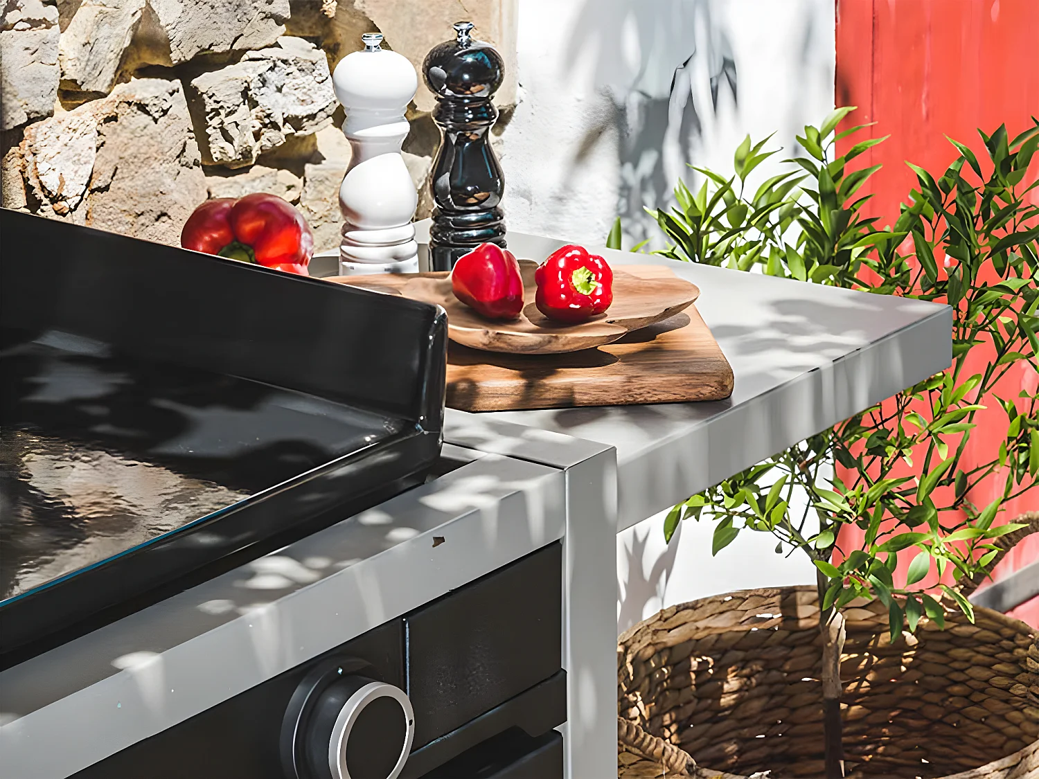 Chariot en acier Modern fermé 75 - FORGE ADOUR