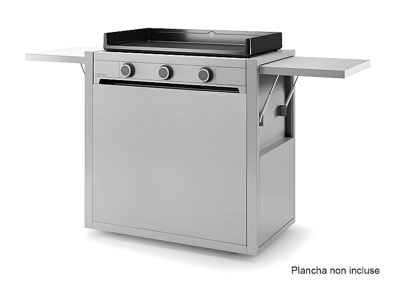 Chariot en inox Modern fermé 75 - FORGE ADOUR