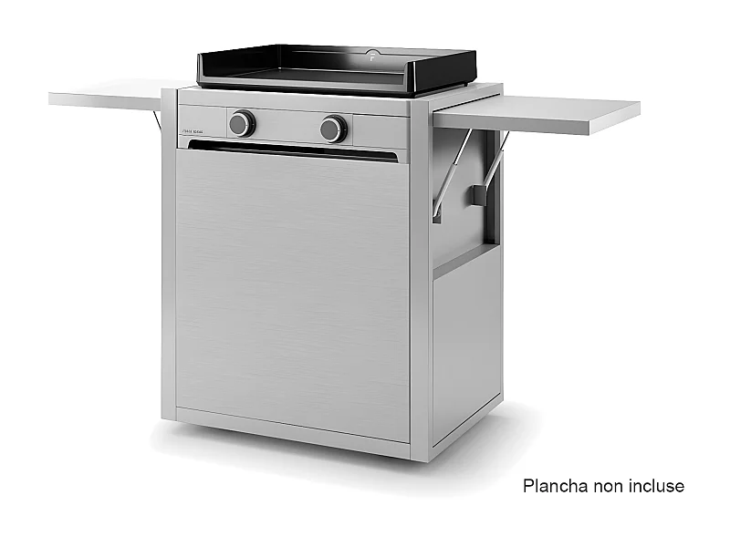Chariot en inox Modern fermé 60 - FORGE ADOUR