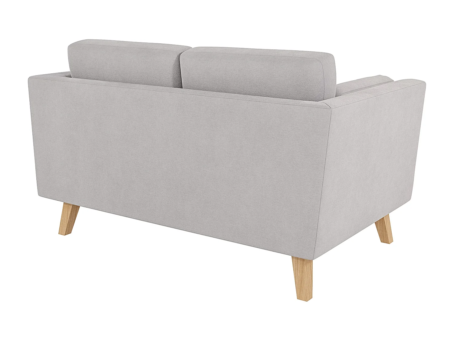 Sofa 2-Sitzer mit Holzbeinen im skandinavischen Stil Tristan