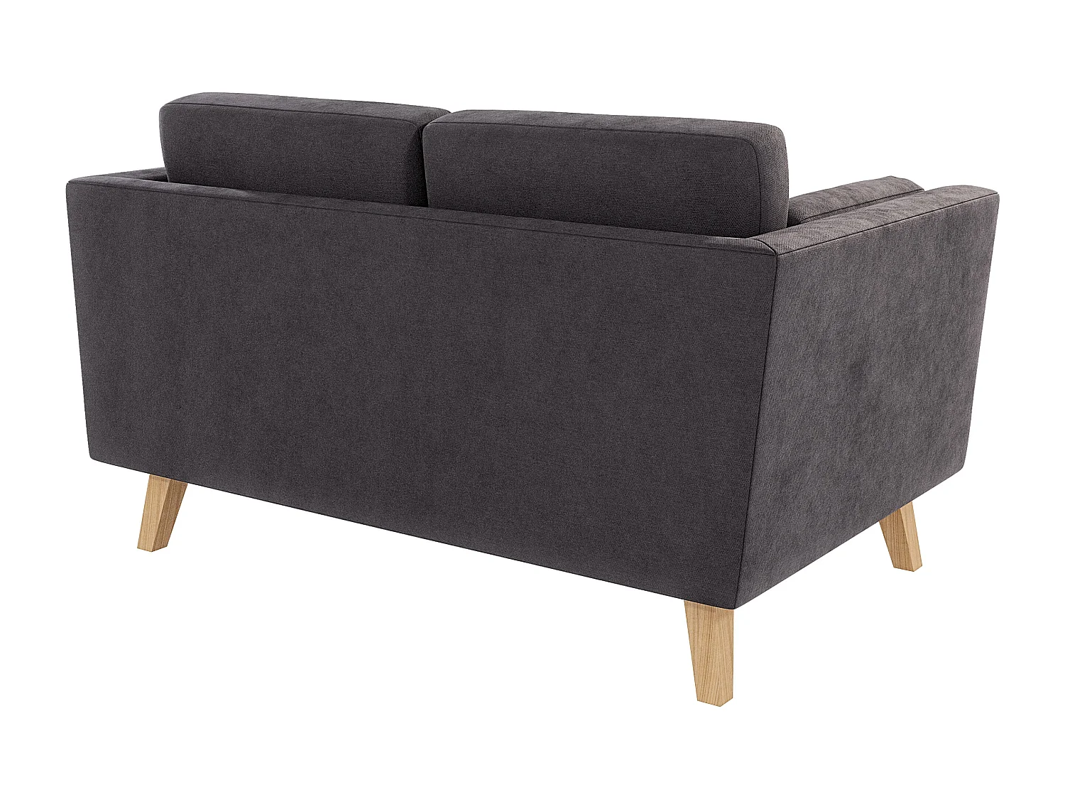 Sofa 2-Sitzer mit Holzbeinen im skandinavischen Stil Tristan