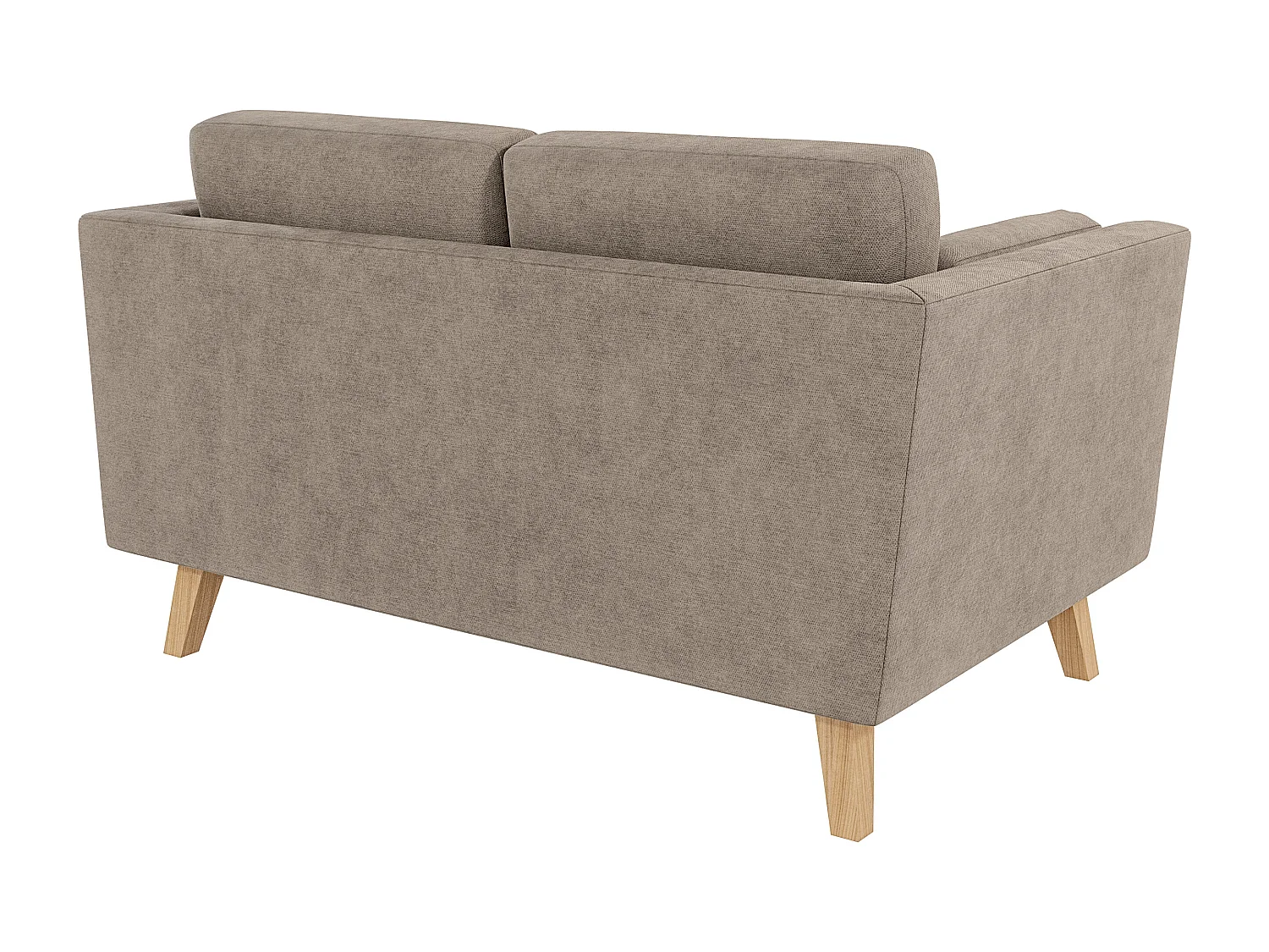 Sofa 2-Sitzer mit Holzbeinen im skandinavischen Stil Tristan