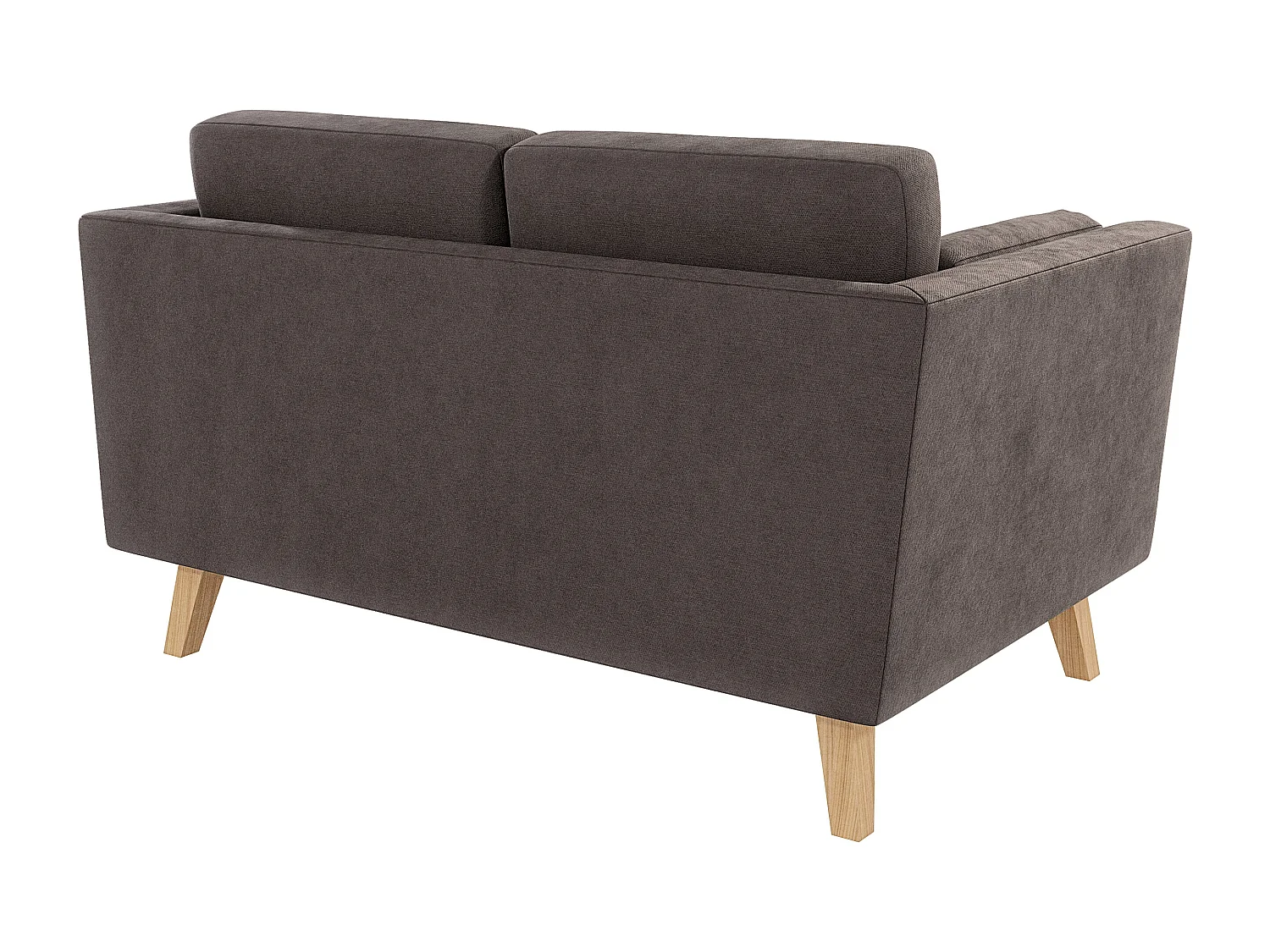 Sofa 2-Sitzer mit Holzbeinen im skandinavischen Stil Tristan