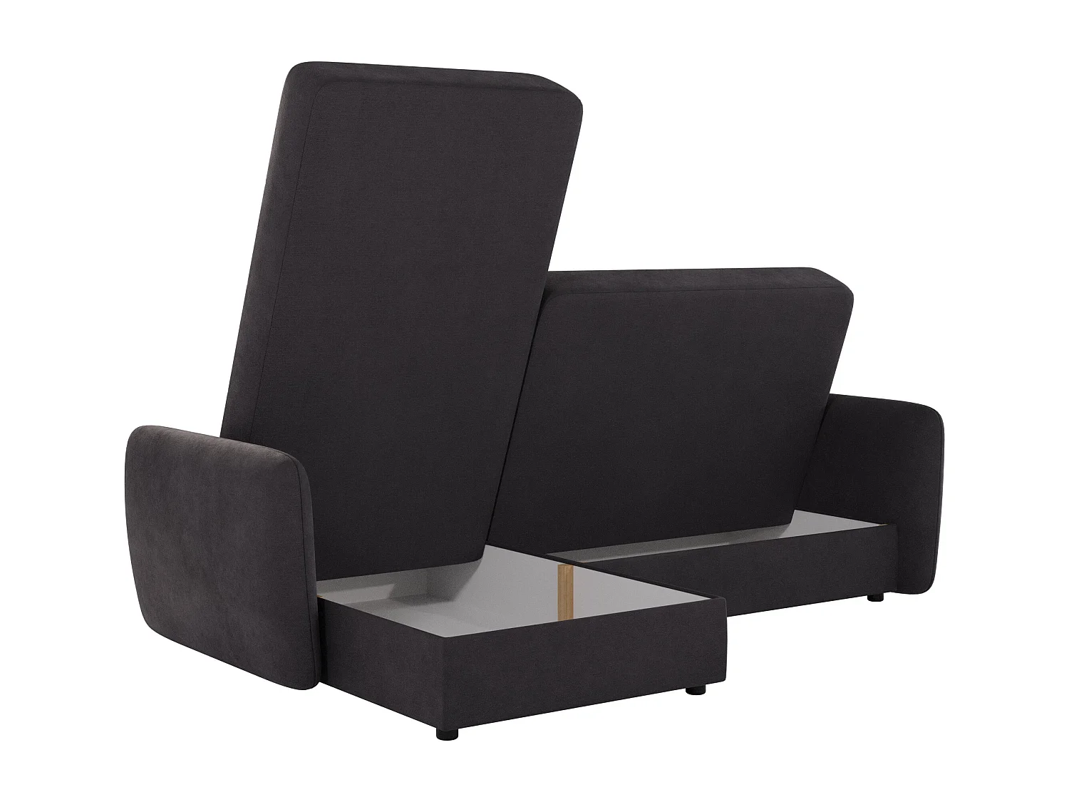 Modernes Ecksofa Victoria mit Ottomane