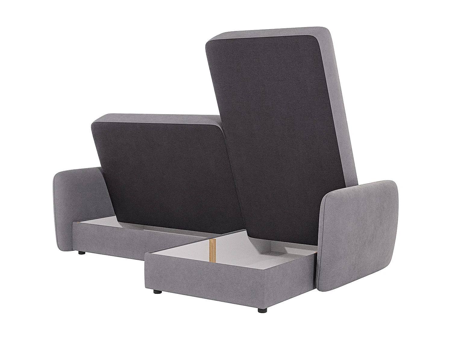 Modernes Ecksofa Victoria mit Ottomane