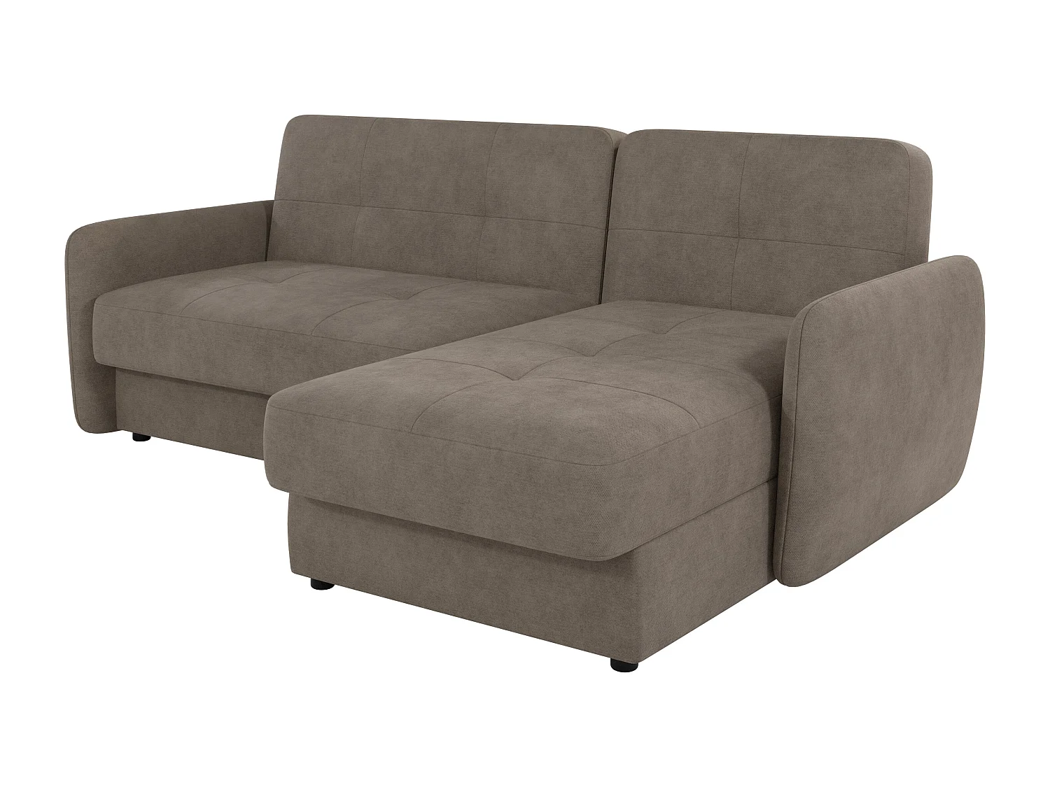 Modernes Ecksofa Victoria mit Ottomane