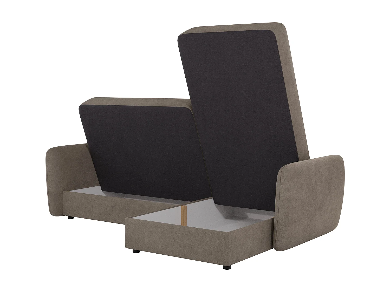 Modernes Ecksofa Victoria mit Ottomane
