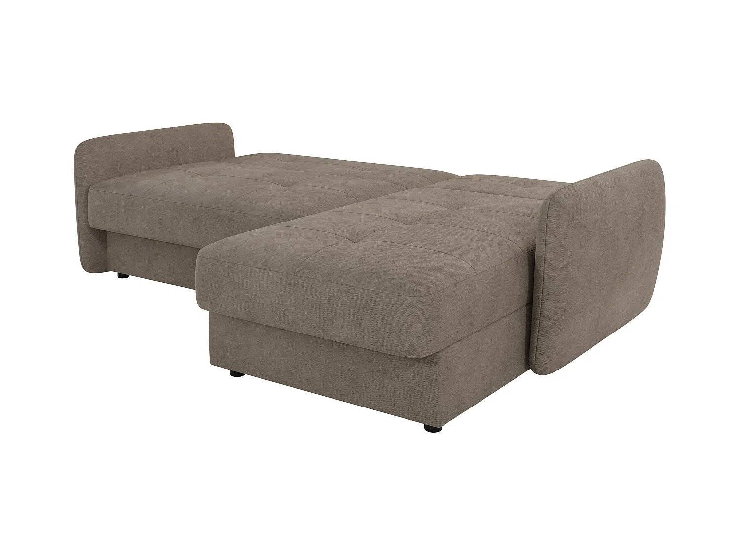 Modernes Ecksofa Victoria mit Ottomane