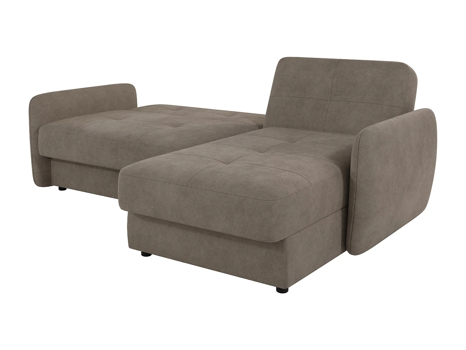 Modernes Ecksofa Victoria mit Ottomane
