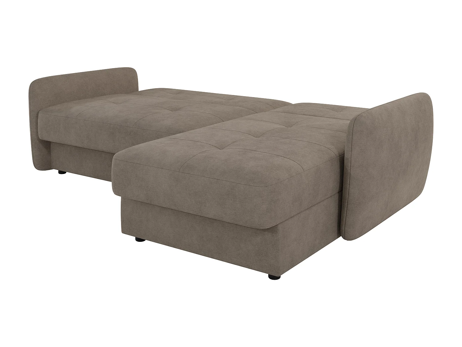Modernes Ecksofa Victoria mit Ottomane