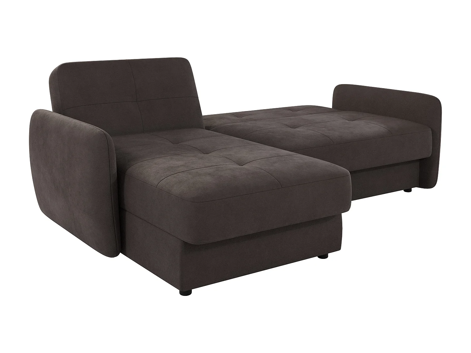 Modernes Ecksofa Victoria mit Ottomane