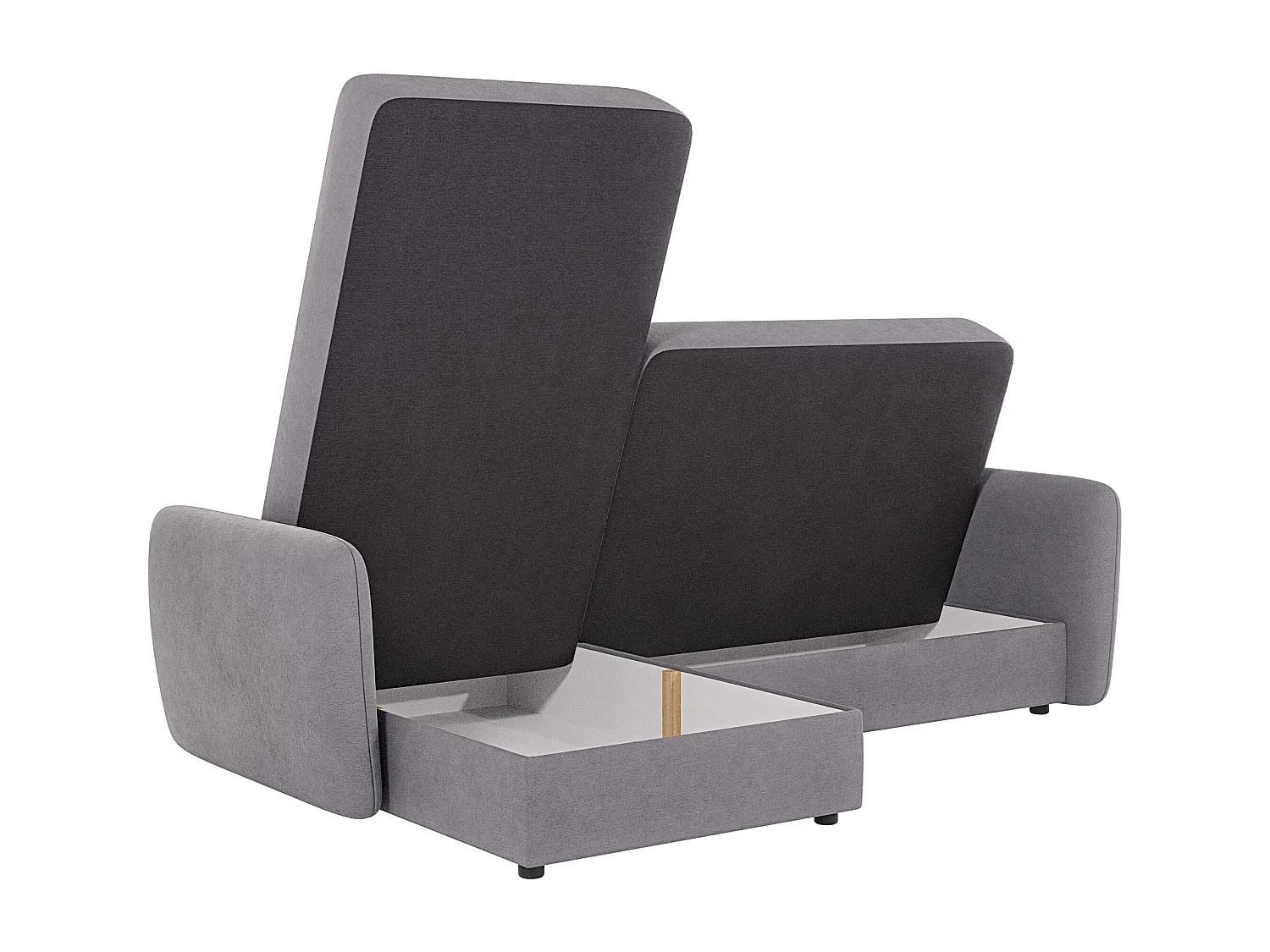 Modernes Ecksofa Victoria mit Ottomane