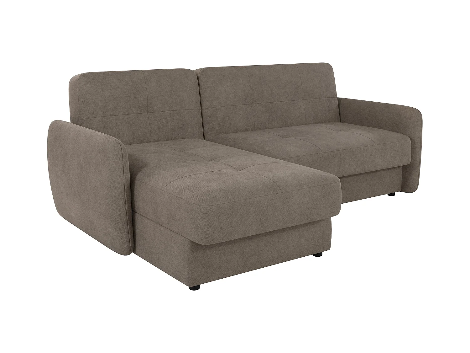Modernes Ecksofa Victoria mit Ottomane