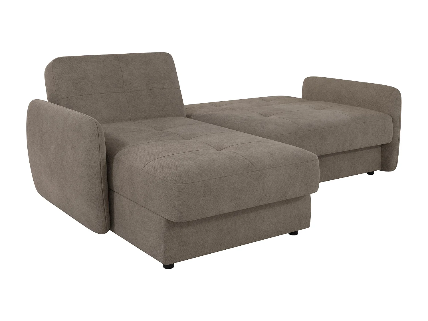 Modernes Ecksofa Victoria mit Ottomane