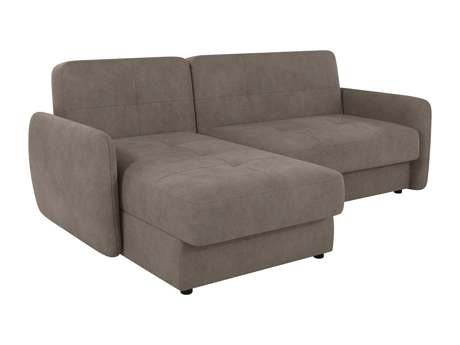 Modernes Ecksofa Victoria mit Ottomane