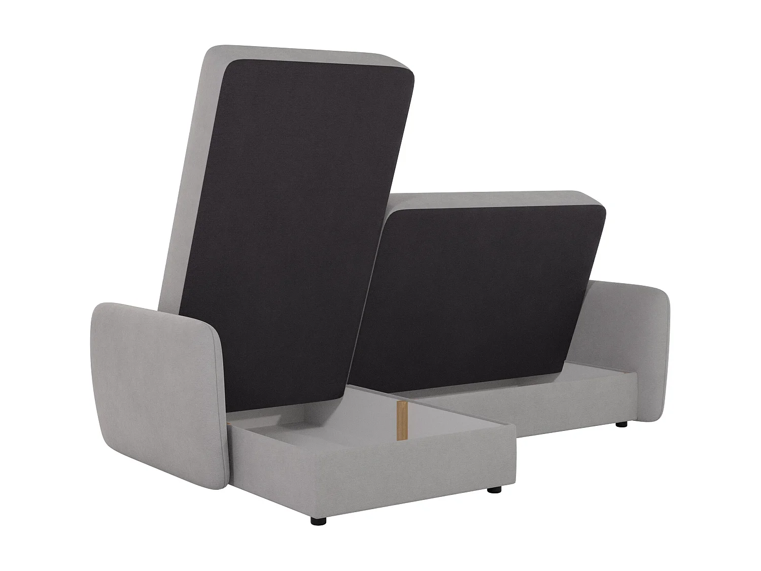 Modernes Ecksofa Victoria mit Ottomane