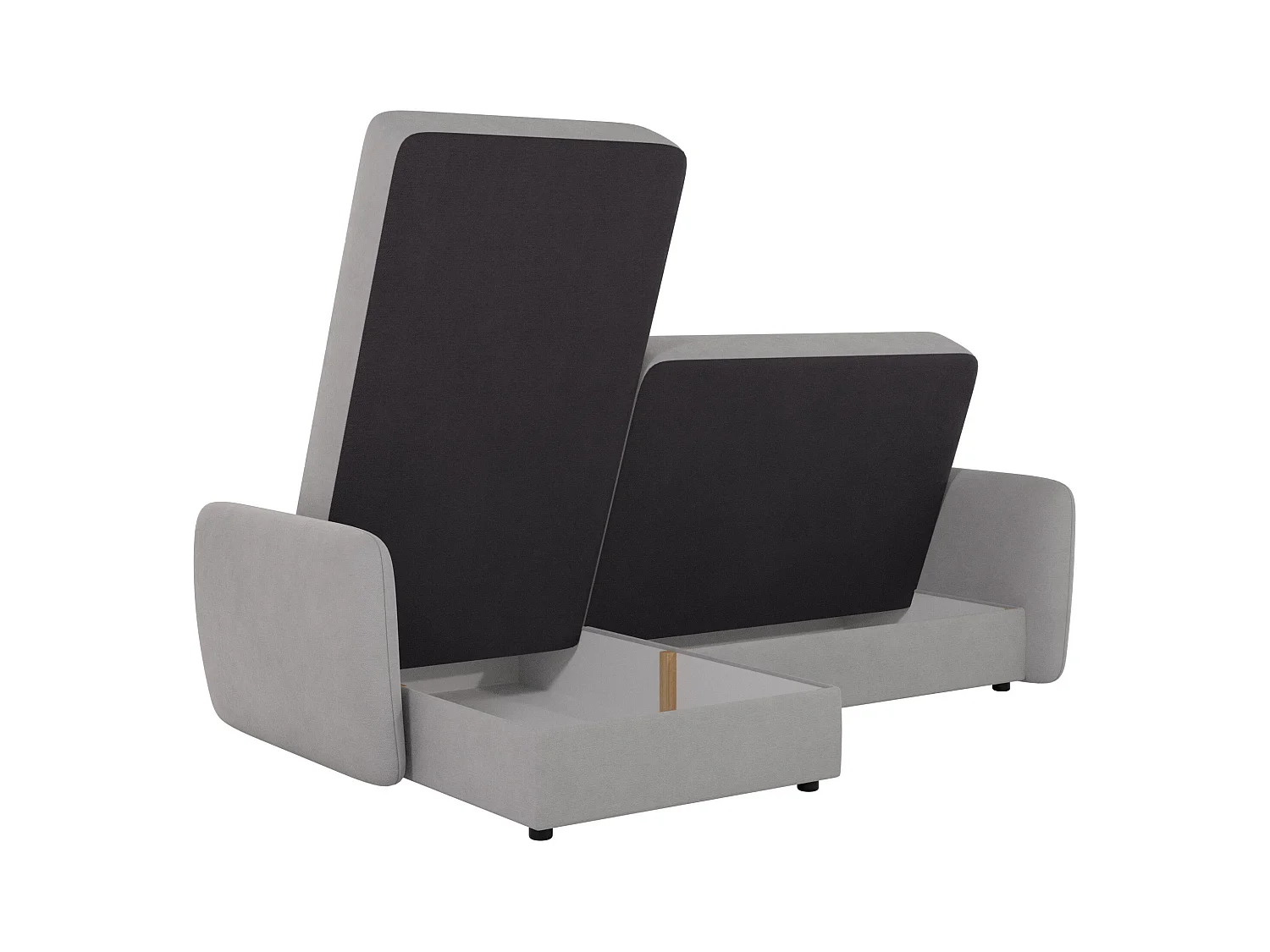 Modernes Ecksofa Victoria mit Ottomane