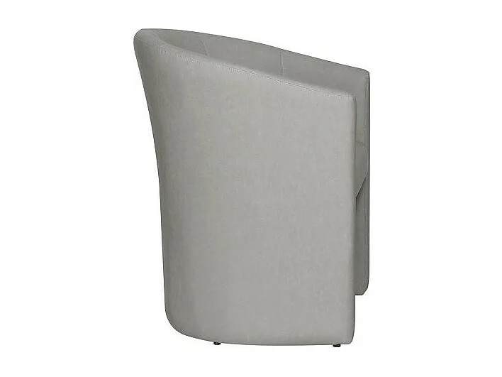 Poltrona da salotto KYOTO – Confortevole – Grigio chiaro – Stile vintage