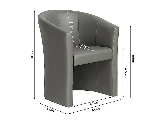 Sillón de salón KYOTO – Confortable – color gris verde – Estilo vintage