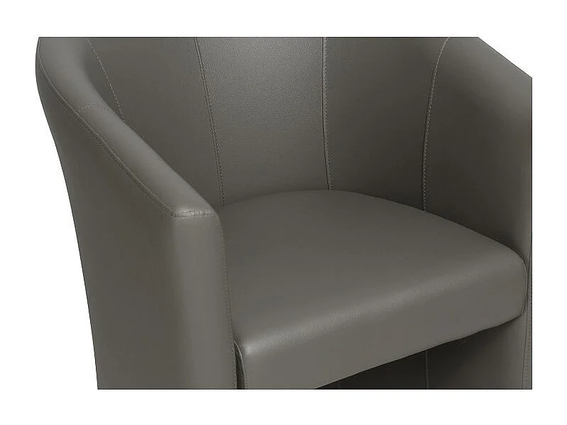 Sillón de salón KYOTO – Confortable – color gris verde – Estilo vintage